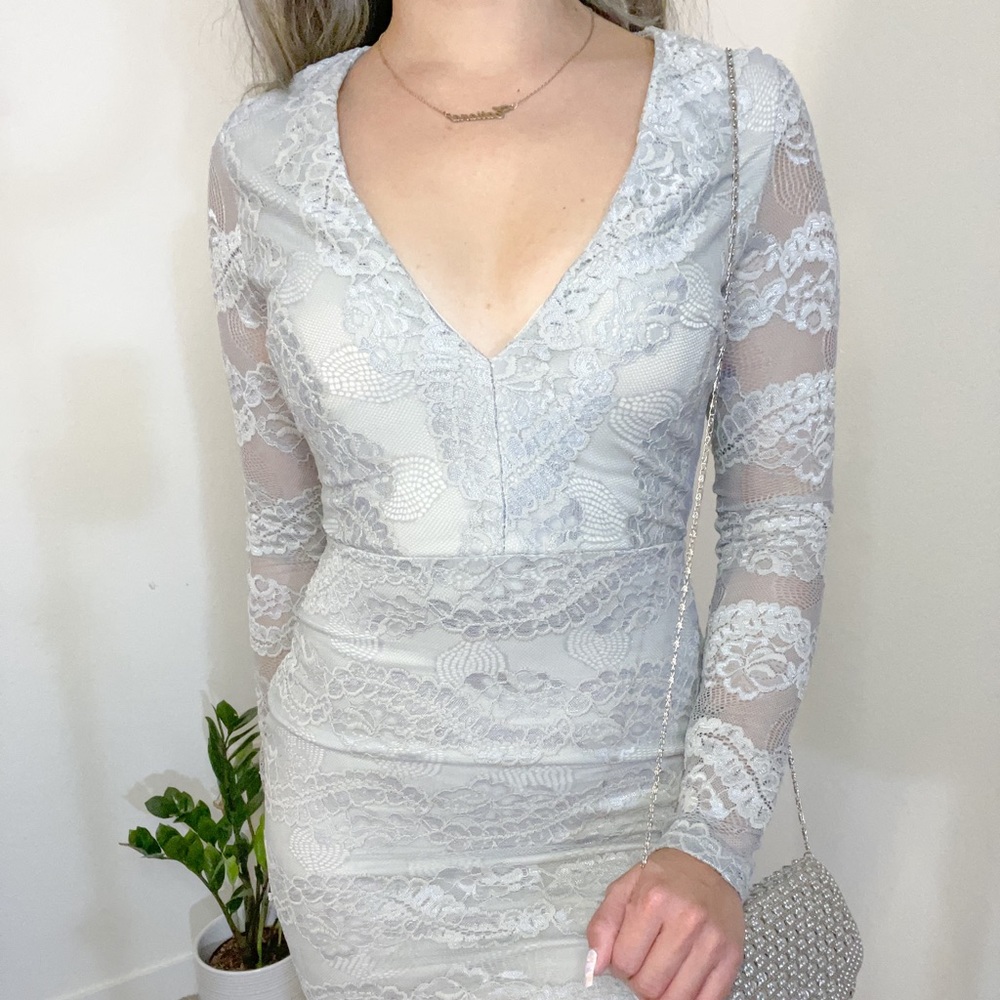 Charlotte Russe Lace Bodycon Dress Size XS